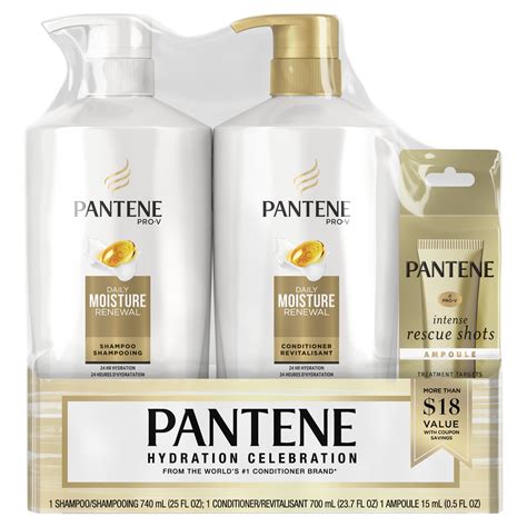 18 Value Pantene Daily Moisture Renewal Shampoo 25 Fl Oz Daily
