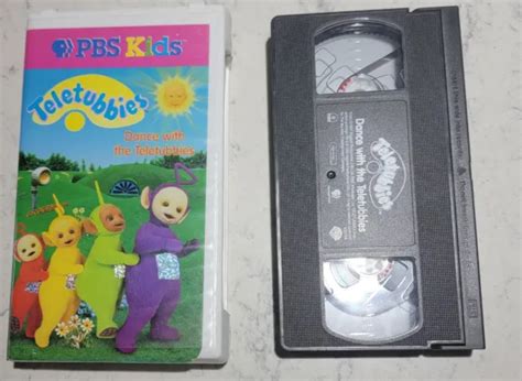 Teletubbies Dance With The Teletubbies Vhs 1998 Clamshell 299 Picclick
