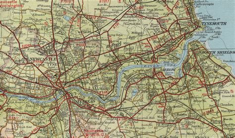 Newcastle Upon Tyne England Map Map Of World