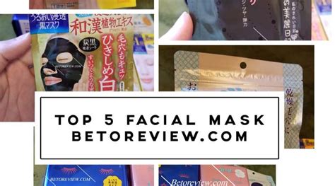 top 5 japanese facial masks betoreview