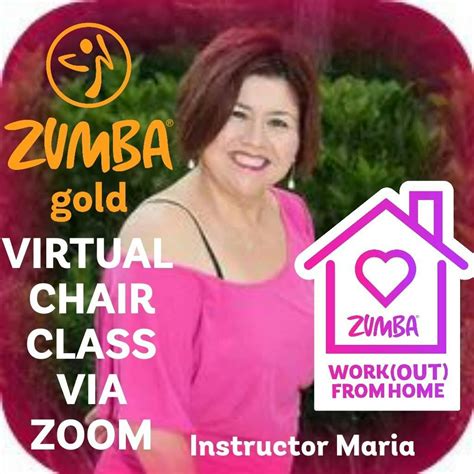 Zumba Gold Chair Seated Class Virtual Online Zumba Classes