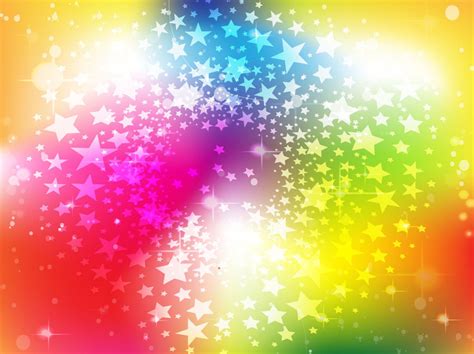 Colorful Stars Wallpapers Wallpaper Cave