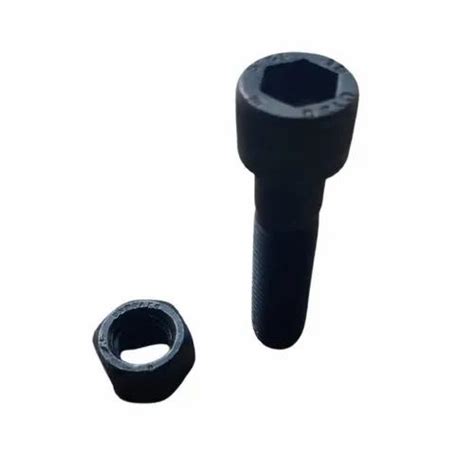 High Tensile Steel Half Thread Allen Nut Bolt Set Size M16 X 20mm At