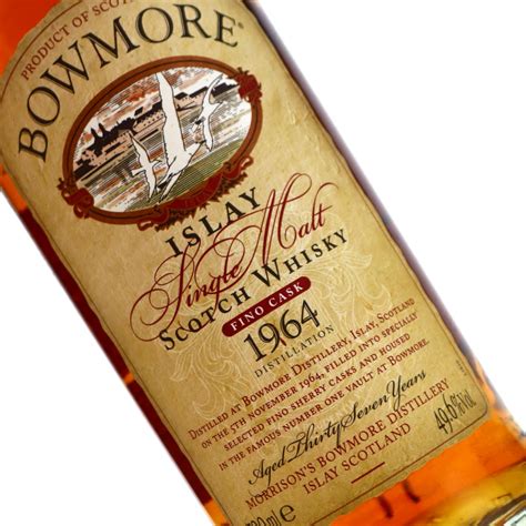 Bowmore 1964 Fino Cask 37 Year Old Whisky Auctioneer