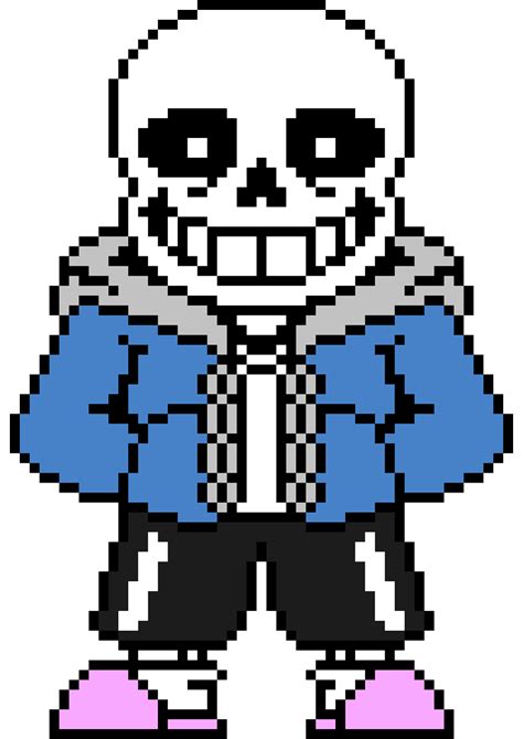 Undertale Sans Pixel Art Maker