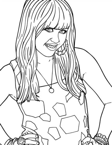 Jessie Coloring Pages From Disney Channel
