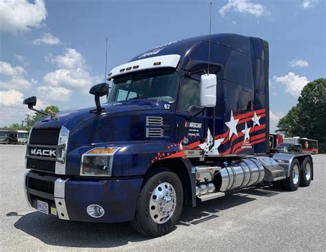 Custom Wrapped Mack Anthem Nascar Haulers Honor Military Truckers News