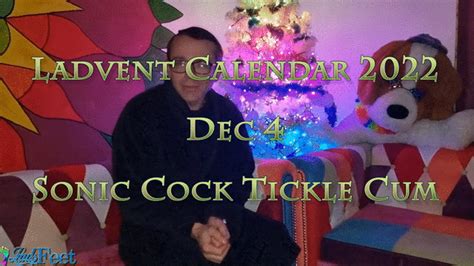 Ladsfeet And Tickling Ladvent Calendar 2022 4th Dec Sonic Cock Tickle Cum