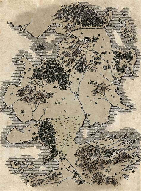 Artstation Westeros Map