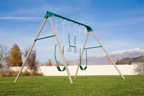 Lifetime Heavy Duty A Frame Metal Swing Set Review