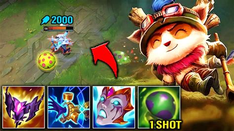 the deadliest teemo build ever turns shrooms into literal death traps youtube