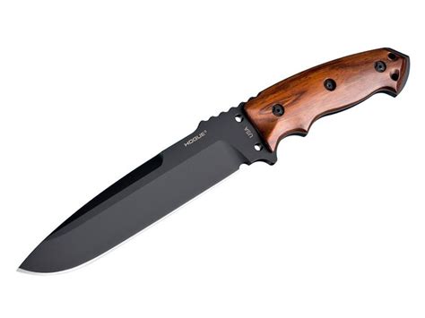 Hogue Ex F01 Fixed Blade Knife 7 Drop Point A2 Black Cerakote Blade