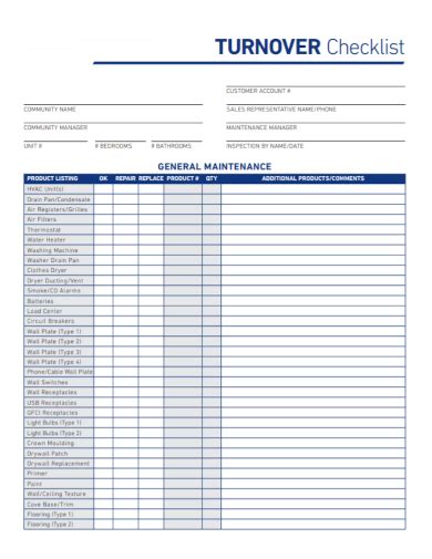 Sample Turnover Letter Of Equipment