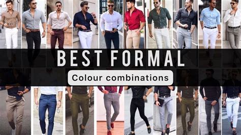 Latest Formal Shirt Pants Colour Combination For Menmens Fashion 2022