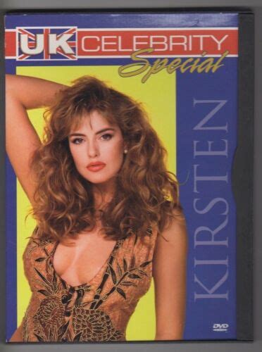 Kirsten Imrie Very Rare Original Uk Celebrity Special Oop Dvd Ebay