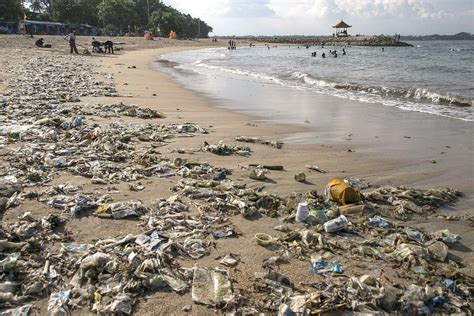 Balis Beaches Severely Swamped By Garbage During Monsoon Season Culture