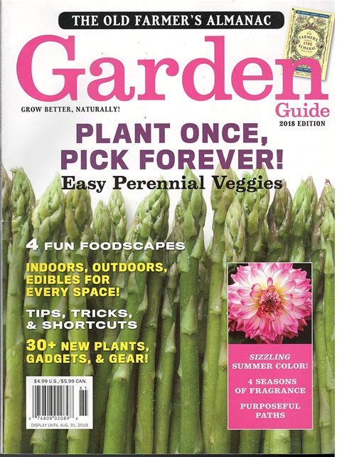 The Old Farmers Almanac Garden Guide 2018 Edition Books