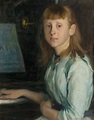 Marie Schumann at the Piano by Otto Heinrich Engel on artnet