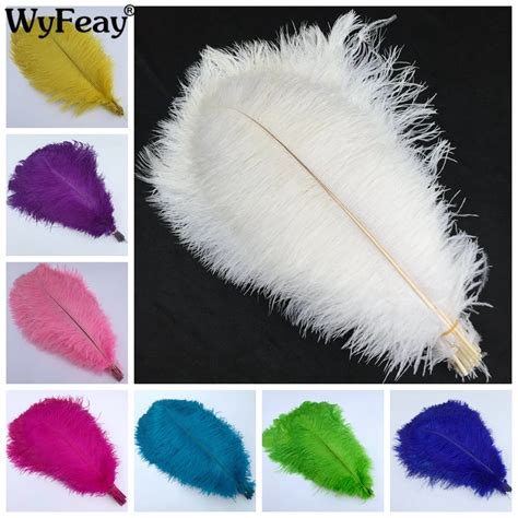 10 Pcs 16 18 40 45cm Beautiful Cheap Colored Ostrich Feathers For