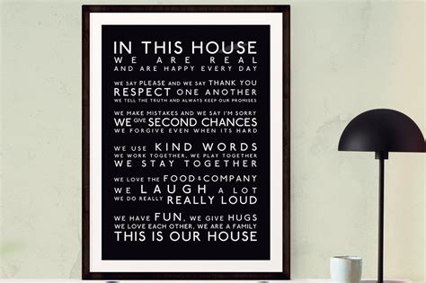 In This House We Do Geek Art In This House Art Print Urban Artwork