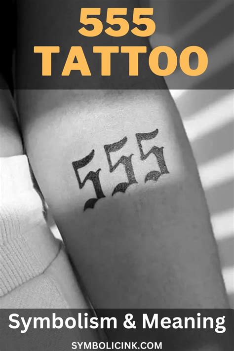 555 Tattoo Meaning And Symbolism Change In 2023 Tattoos With Meaning