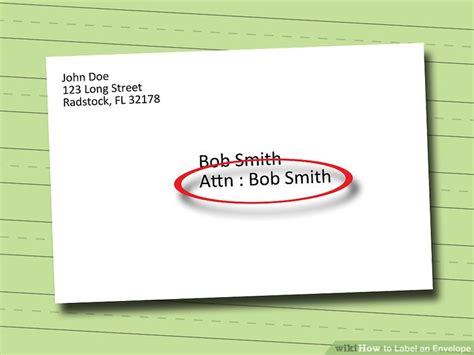 When an attention line is below the address, automated mail sorting equipment removes the piece from the automated line and. How to Label an Envelope: 13 Steps (with Pictures) - wikiHow