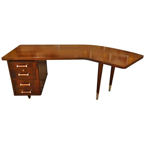 Desk is in a storage unit in linden. Mid-Century Modern American Executive Desk at 1stdibs