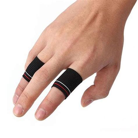 Originaltree 10pcs Stretchy Finger Protector Sleeve Support Arthritis Sport Aid Guard Band