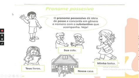 Língua Portuguesa Aula 05 4ano pronome pessoal e possessivo YouTube