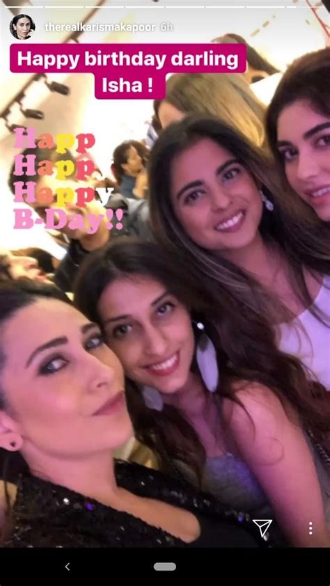 Isha Ambani In Shimmery Pink Dress Rings In 28th Birthday With Grand
