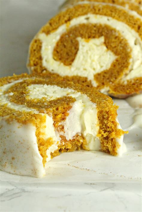 Pumpkin Roll With Cream Cheese Frosting My Incredible Recipes