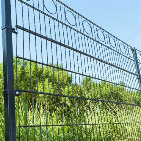 China 868 656 Powder Coated Double Wire Welded Mesh Fence Panels
