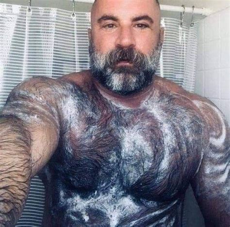 Pinterest Hombres Peludos Hombres Con Bigote Oso Musculoso
