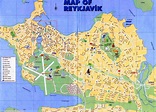 Detailed map of Reykjavik city. Reykjavik city detailed map | Vidiani ...