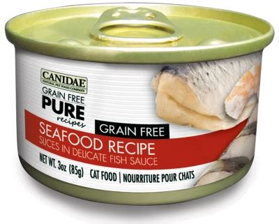 Cats and dogs are very. Canidae Grain-Free Pure Seafood Recipe Canned Cat Food, 3 ...