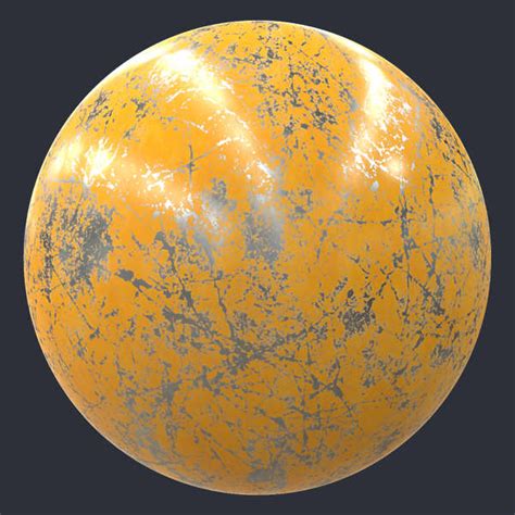 Scratched Paint Pbr Material Customizable