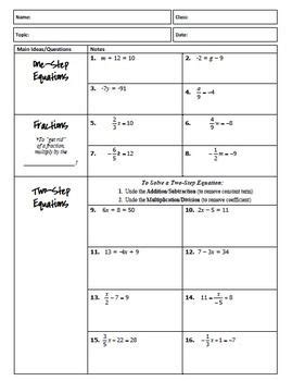 Gina wilson 2016 adding subtracting polynomial answer. Two-Step Equations Notes & Maze Activity
