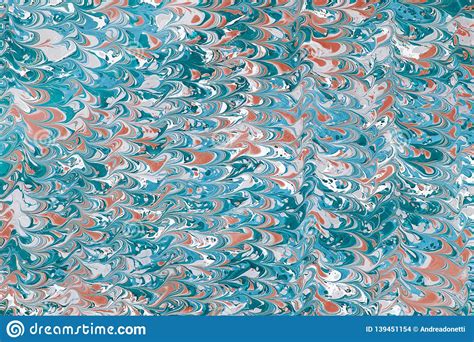 Abstract Background With Blue And Brown Strokes Stock Illustration