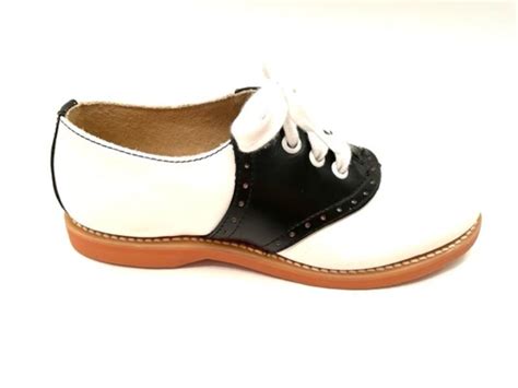 Willits Classic Black And White Saddle Oxford Children Easton Shoes