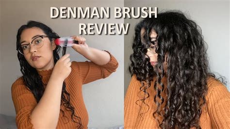 Styling 2c 3a 3b Curly Hair With The Denman Brush Youtube