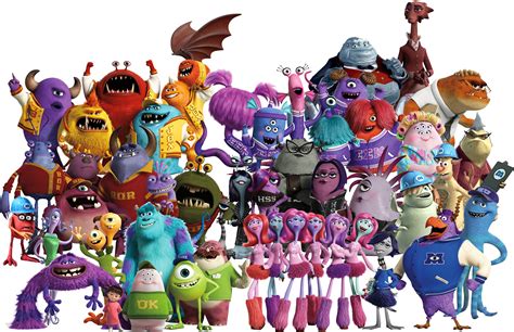 Monsters Inc Characters By Conthauberger On Deviantart