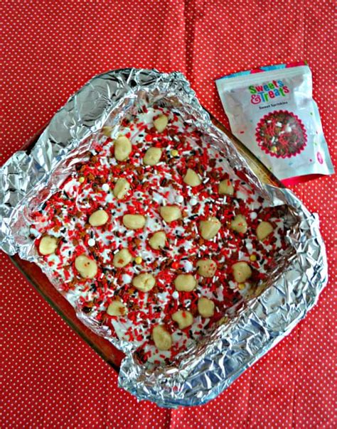 Celebrate the season with one of these easy christmas desserts! White Christmas Sugar Cookie Dough Fudge #ChristmasSweetsWeek - Hezzi-D's Books and Cooks