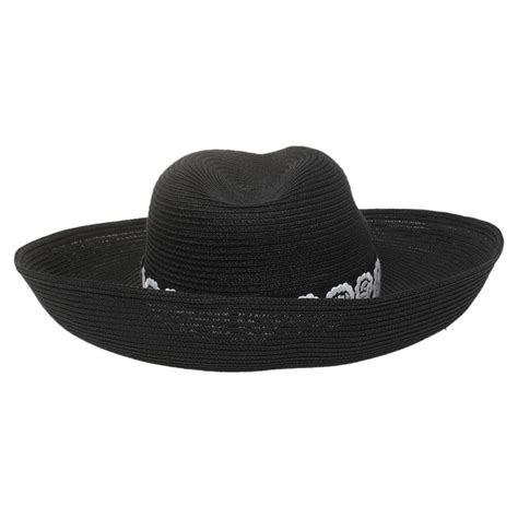 dior black mexican fiesta roses straw hat size 58 at 1stdibs dior mexican collection dior