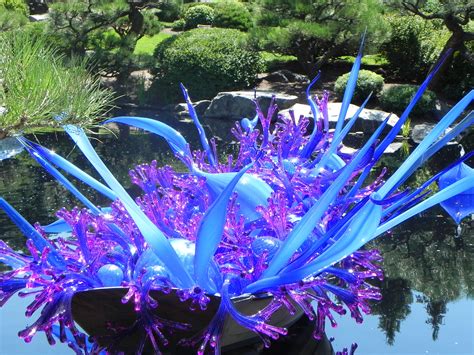 Dale Chihuly Glass Sculpture At Denver Botannical Gardens 8 15 2014 Glass Art Pictures Glass