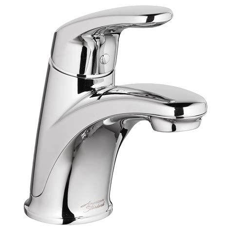 A single handle faucet only needs one hole in your sink or vanity for installation, so you might hear it referred to as a single hole bathroom faucet. American Standard Colony®PRO Single-Handle Bathroom Faucet ...