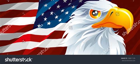 National Symbol Usa Flag Eagle Stock Illustration 136811129 Shutterstock