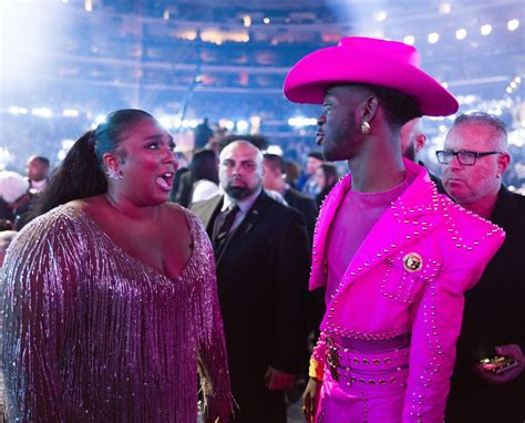 Lizzo And Lil Nas X At The 2020 Grammys Popsugar Celebrity Photo 2