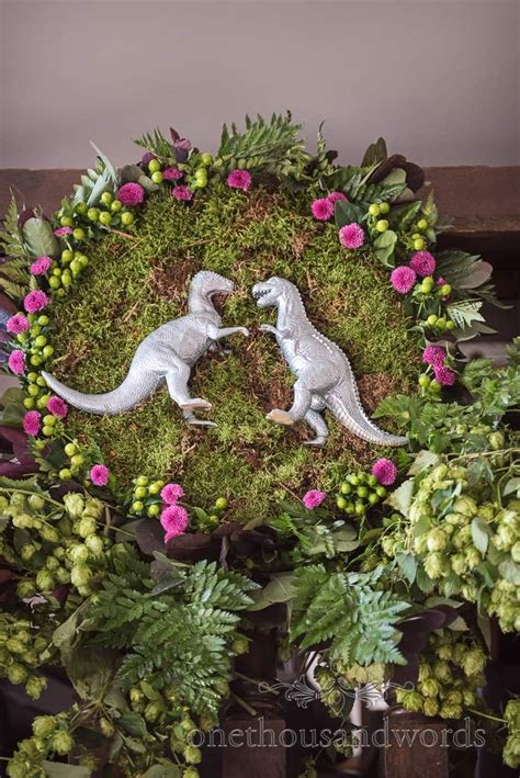 Fandom dinosaur wedding ideas for couples that love paleontology, jurassic park, or just dig dinos! Athelhampton Wedding Photographs With Kellie & Peter in 2020 (With images) | Dinosaur wedding ...