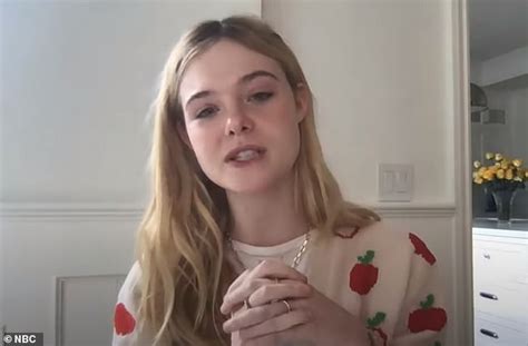 Angelina Jolies Maleficent Co Star Elle Fanning Dresses Up As Brad Pitt Daily Mail Online