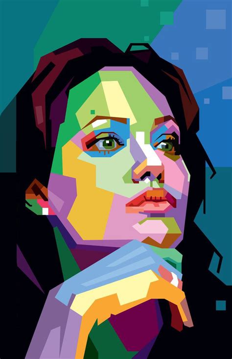Angelina Jolie Pop Art By Toniagustian Pop Art Portraits Wpap Art